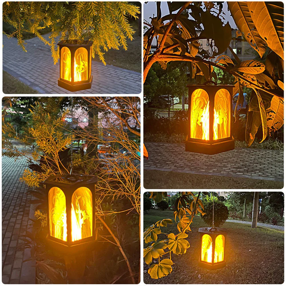 lampe torche solaire 96 led pour extérieur jardin et allée automatique - Image 3