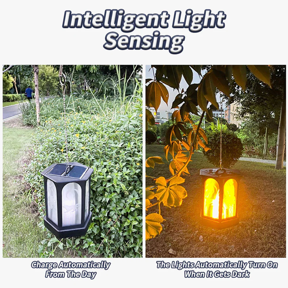 lampe torche solaire 96 led pour extérieur jardin et allée automatique - Image 5