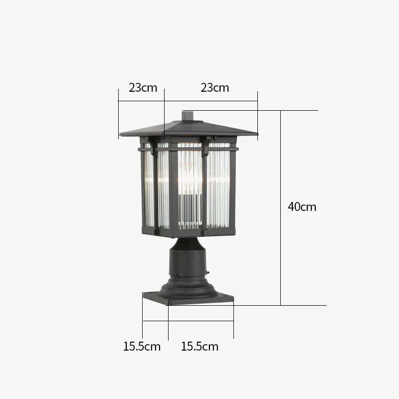 lampes d'extérieur en aluminium pour jardin et allée - Image 7