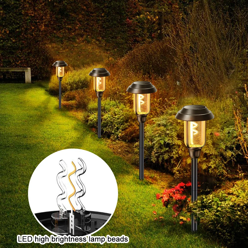 lampes solaires extérieures pour éclairage de jardin décoratif - Image 5