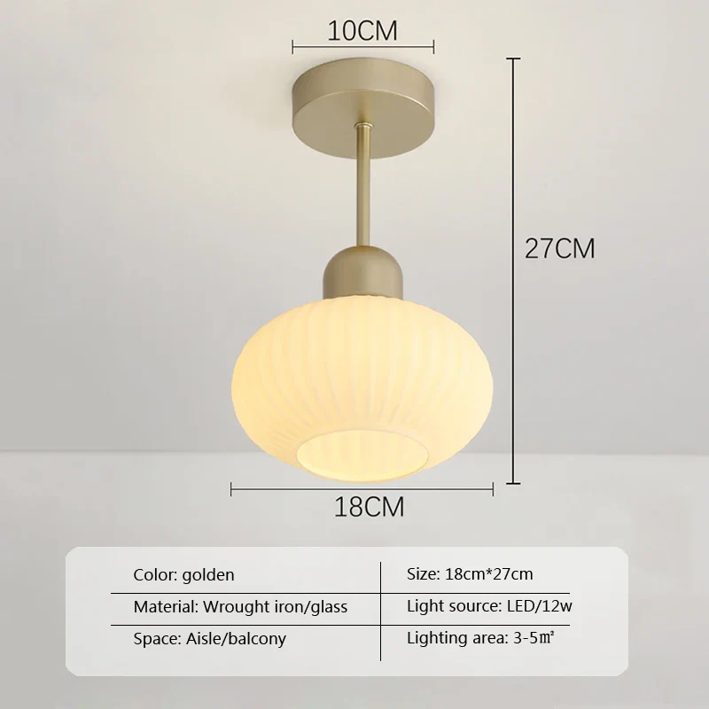 Suspension en verre nordique décor à la maison salon lampes suspendues chambre cuisine éclairage lumières en céramique café luminaire - Image 7