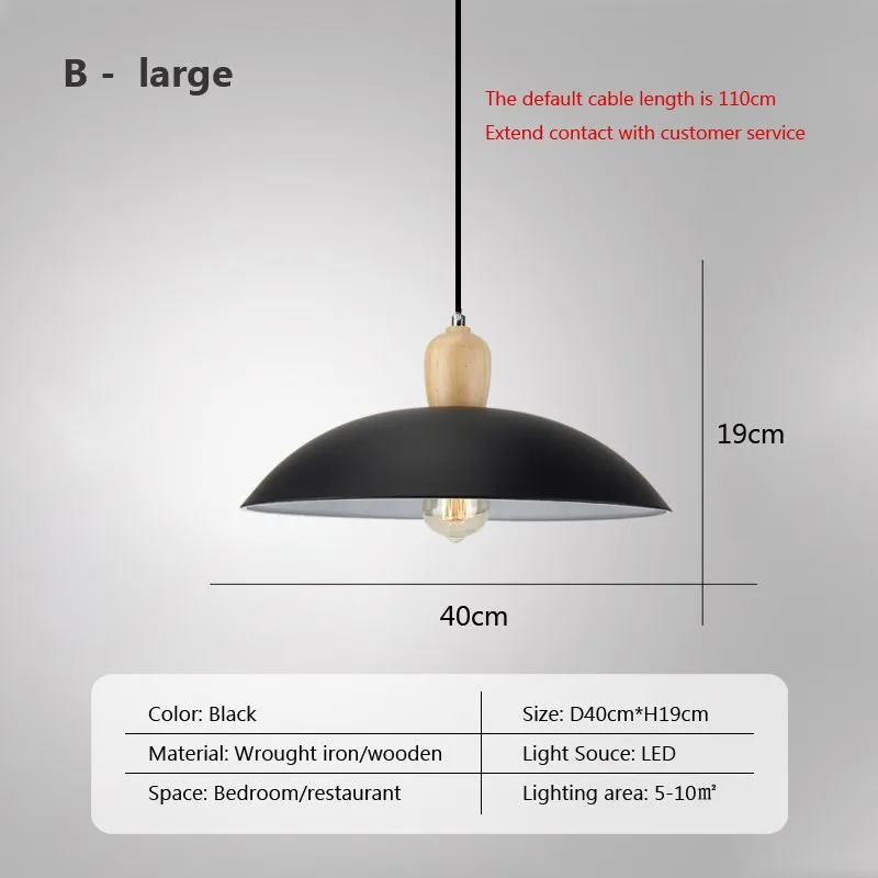 Suspension LED de Style industriel rétro - Image 13