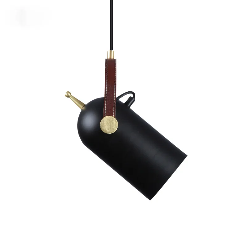 Suspension rotatives projecteurs modernes lampes suspendues en métal décor à la maison chambre salon salle à manger éclairage intérieur peinture en bois - Image 11