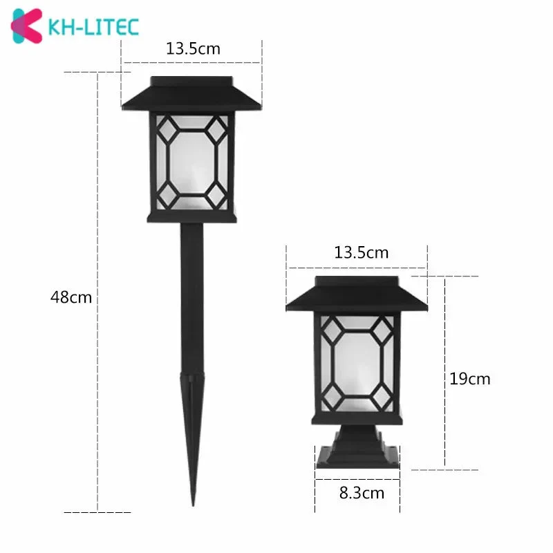 lanterne solaire rétro pour jardin et allée extérieure - Image 7