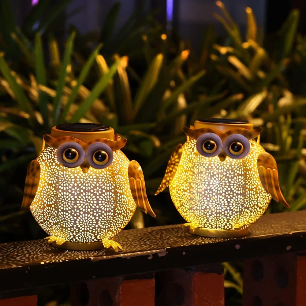 lanternes solaires hibou décoratives pour jardin extérieur - Image 5