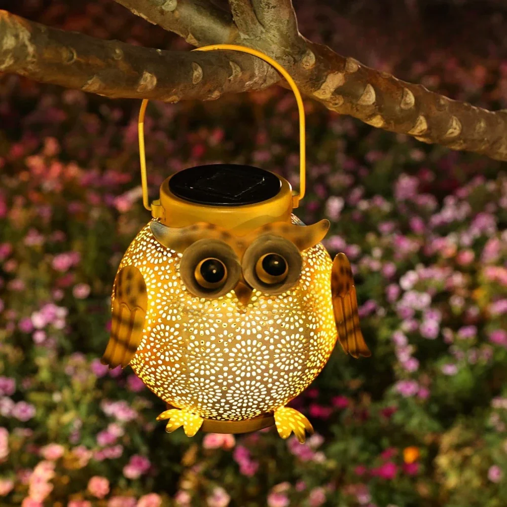 lanternes solaires hibou décoratives pour jardin extérieur - Image 7