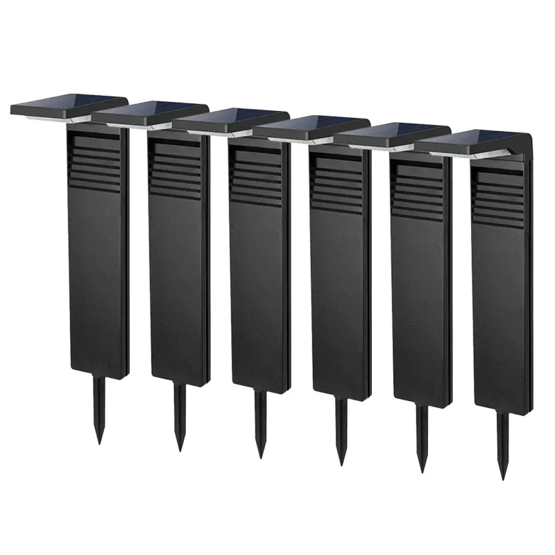 Le jardin solaire allume l'extérieur étanche lumière LED décoration voie paysage borne solaire pelouse lumières pour cour passerelle 2200mAh - Image 11