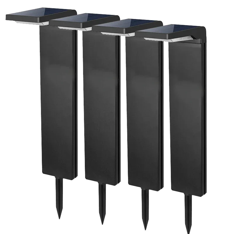 Le jardin solaire allume l'extérieur étanche lumière LED décoration voie paysage borne solaire pelouse lumières pour cour passerelle 2200mAh - Image 13