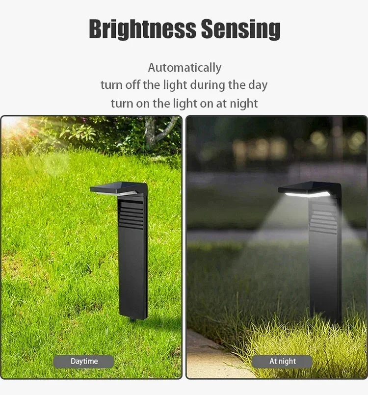 Le jardin solaire allume l'extérieur étanche lumière LED décoration voie paysage borne solaire pelouse lumières pour cour passerelle 2200mAh - Image 3