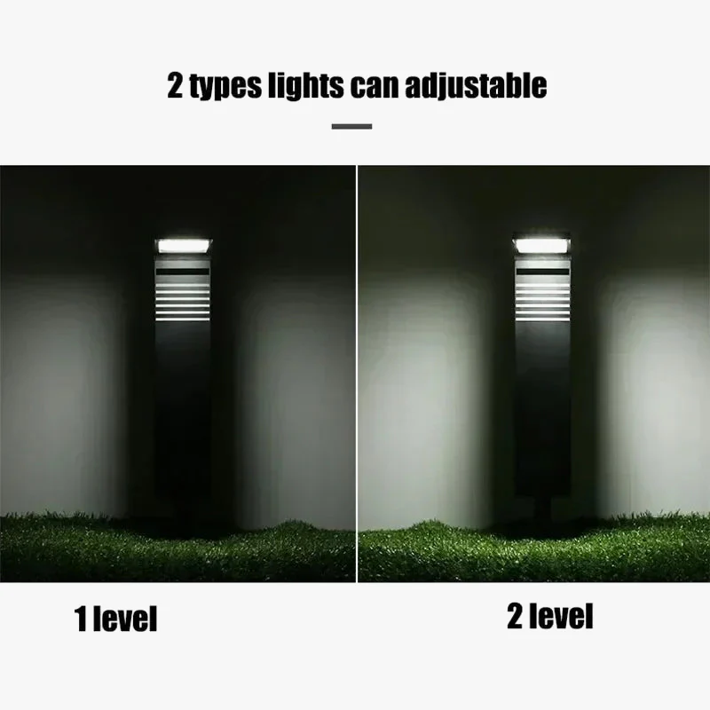 Le jardin solaire allume l'extérieur étanche lumière LED décoration voie paysage borne solaire pelouse lumières pour cour passerelle 2200mAh - Image 4