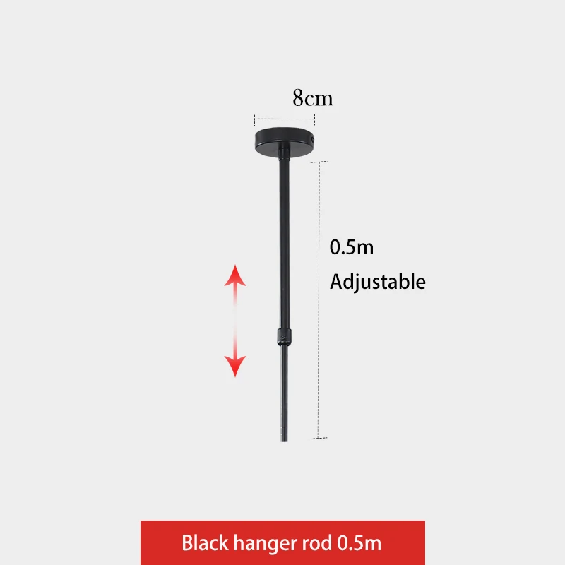 led éclairage rail télescopique boom plafonnier suspension projecteur surface - Image 18
