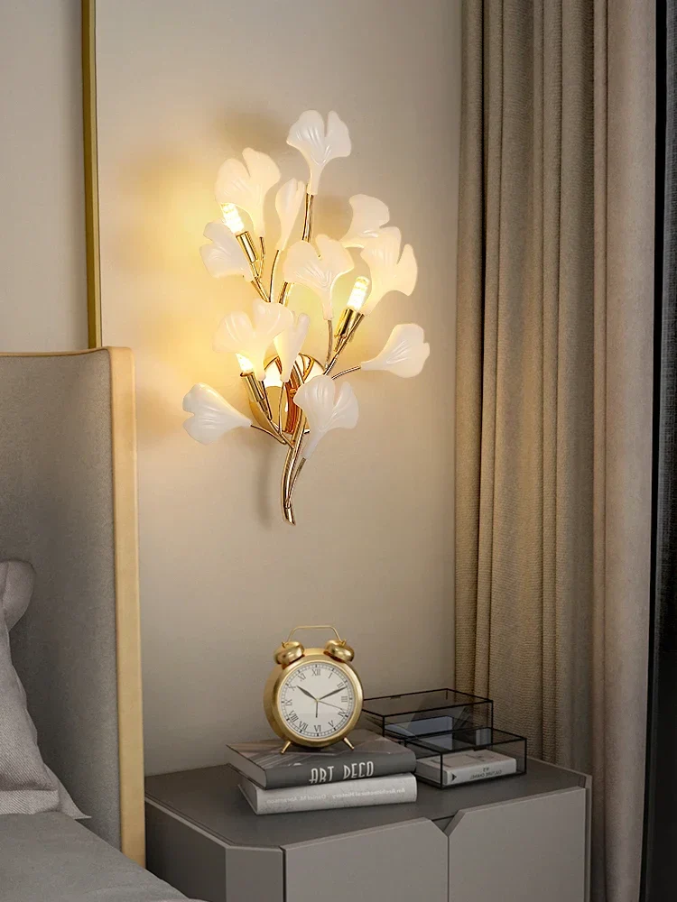 Living Room Ceiling Lamp Post-modern Designer Gingko Leaf Restaurant Bedroom Ceiling Lights Hotel Art LED Decor Lighting Fixture - Image 4
