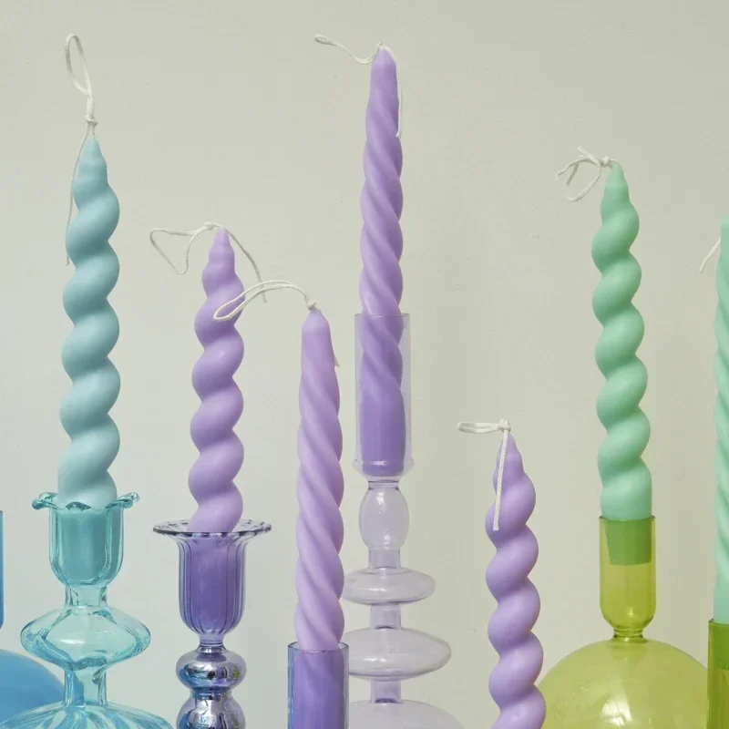 lot de 2 bougies spirales parfumées pour décoration intérieure et mariage
