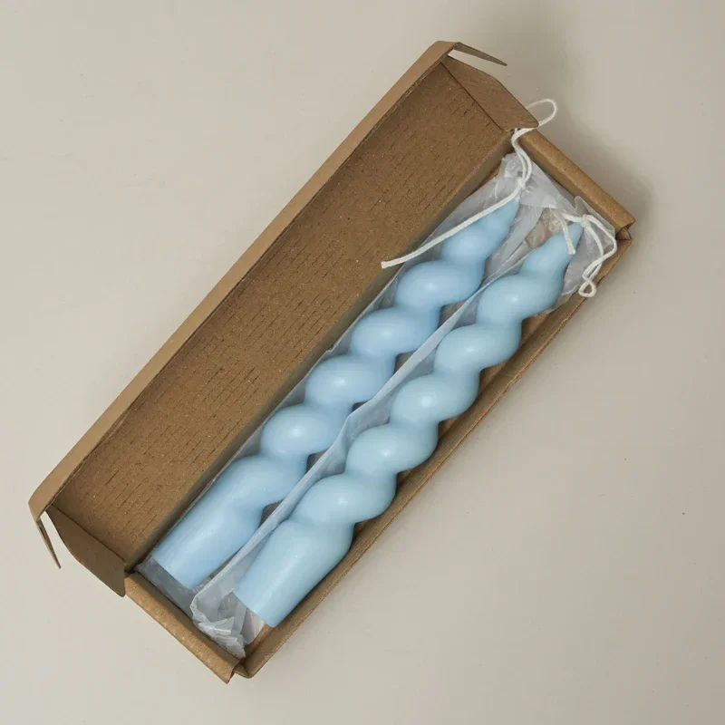 lot de 2 bougies spirales parfumées pour décoration intérieure et mariage - Image 23
