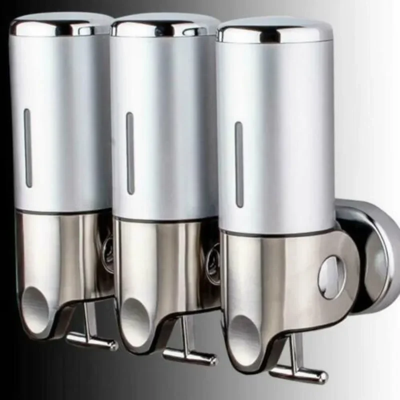 lot de 3 distributeurs de savon liquide à fixation murale - Image 7