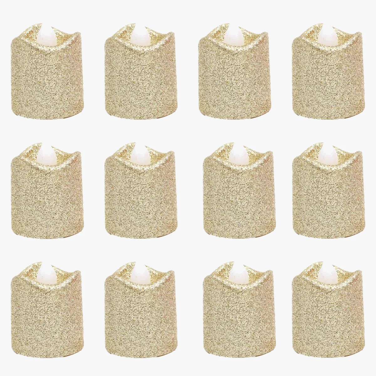 lot de 3 ou 12 bougies led pour anniversaires mariages et décorations intérieures - Image 6