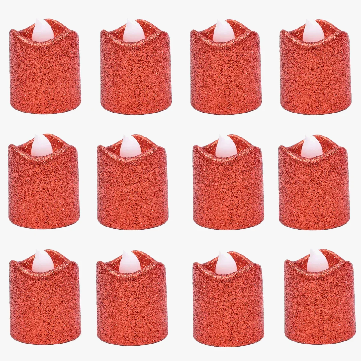 lot de 3 ou 12 bougies led pour anniversaires mariages et décorations intérieures - Image 8