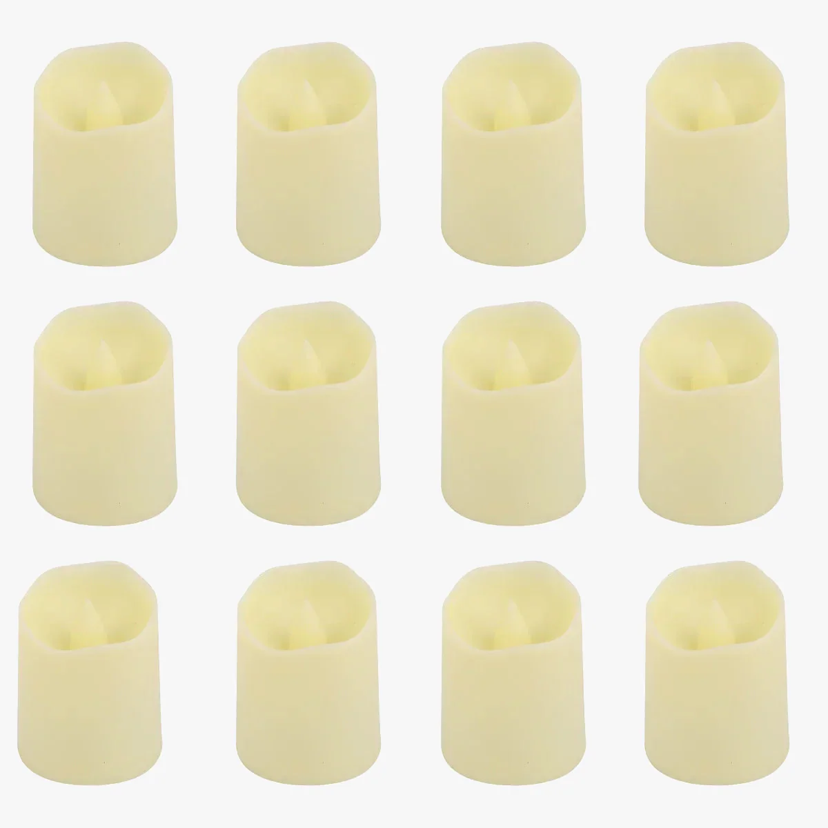 lot de 3 ou 12 bougies led pour anniversaires mariages et décorations intérieures - Image 9