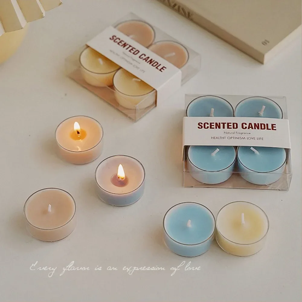 lot de 4 bougies parfumées en cire de soja pour décorations et événements - Image 3