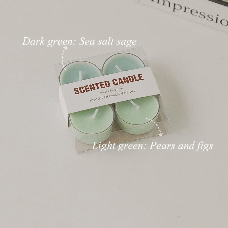 lot de 4 bougies parfumées en cire de soja pour décorations et événements - Image 9
