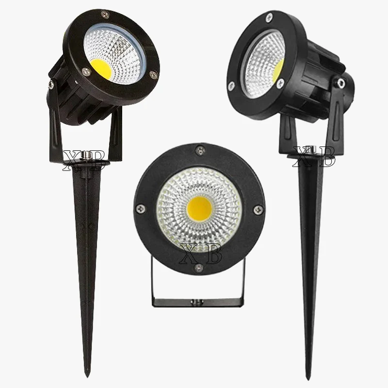 lot de 4 lampes de jardin à led pour extérieur étanches et modernes - Image 3