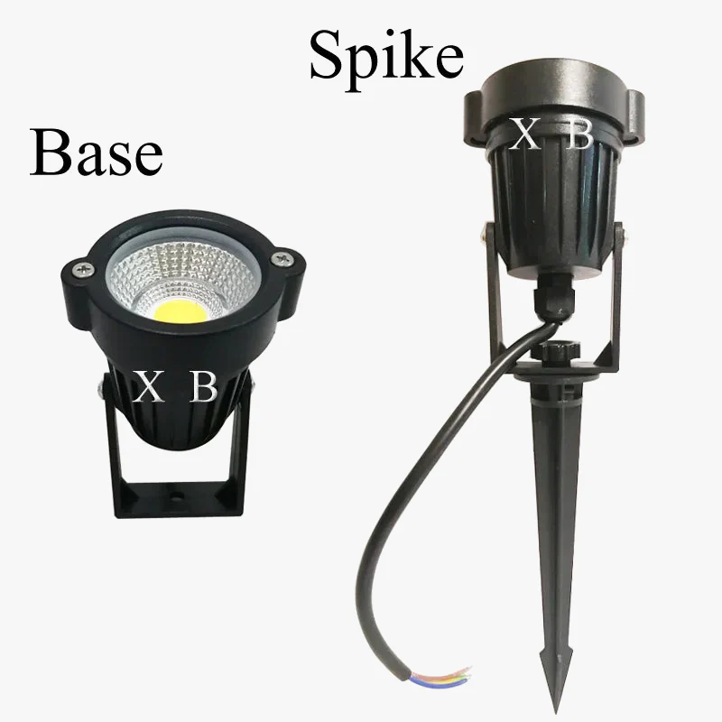 lot de 4 lampes de jardin à led pour extérieur étanches et modernes - Image 4