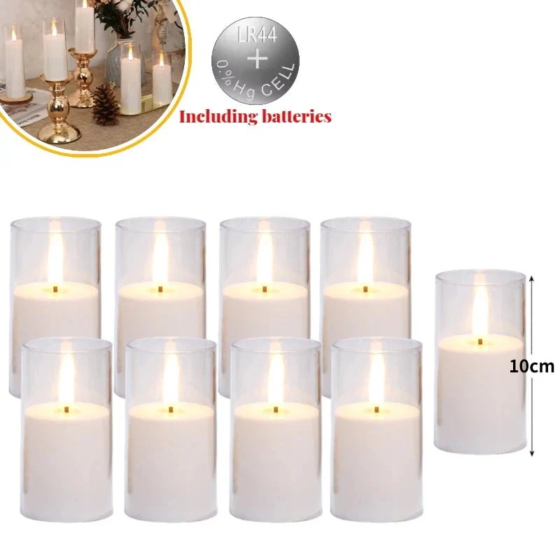 lot de 6 à 60 bougies led sans flamme pour décorations de fête - Image 10