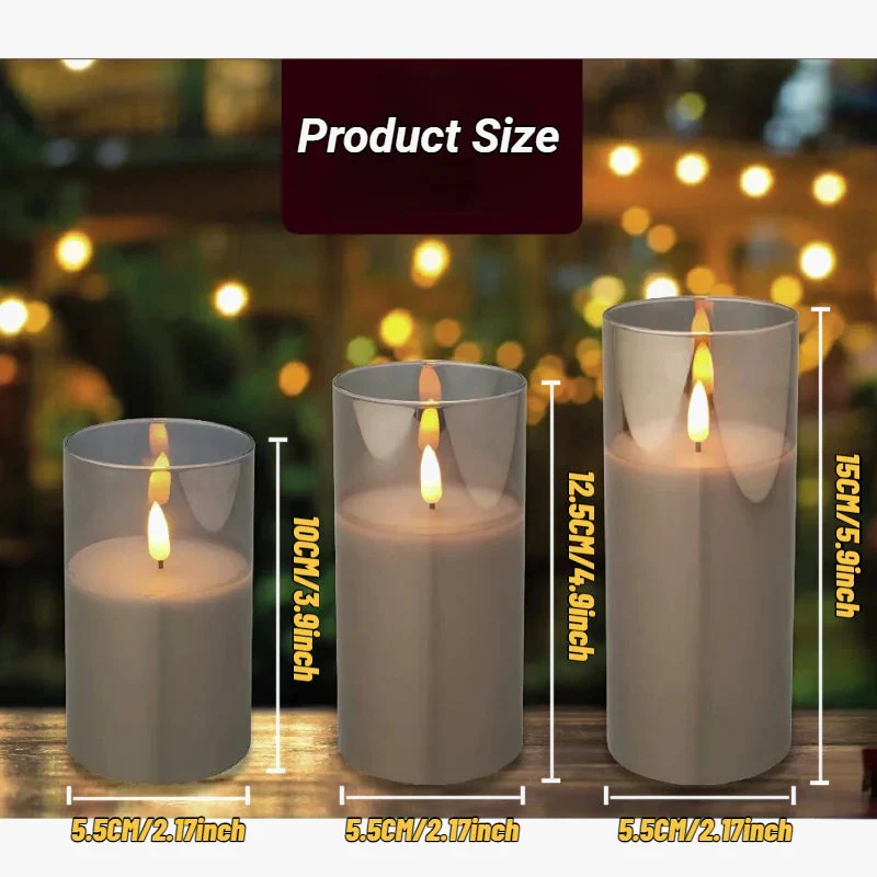 lot de 6 à 60 bougies led sans flamme pour décorations de fête - Image 6