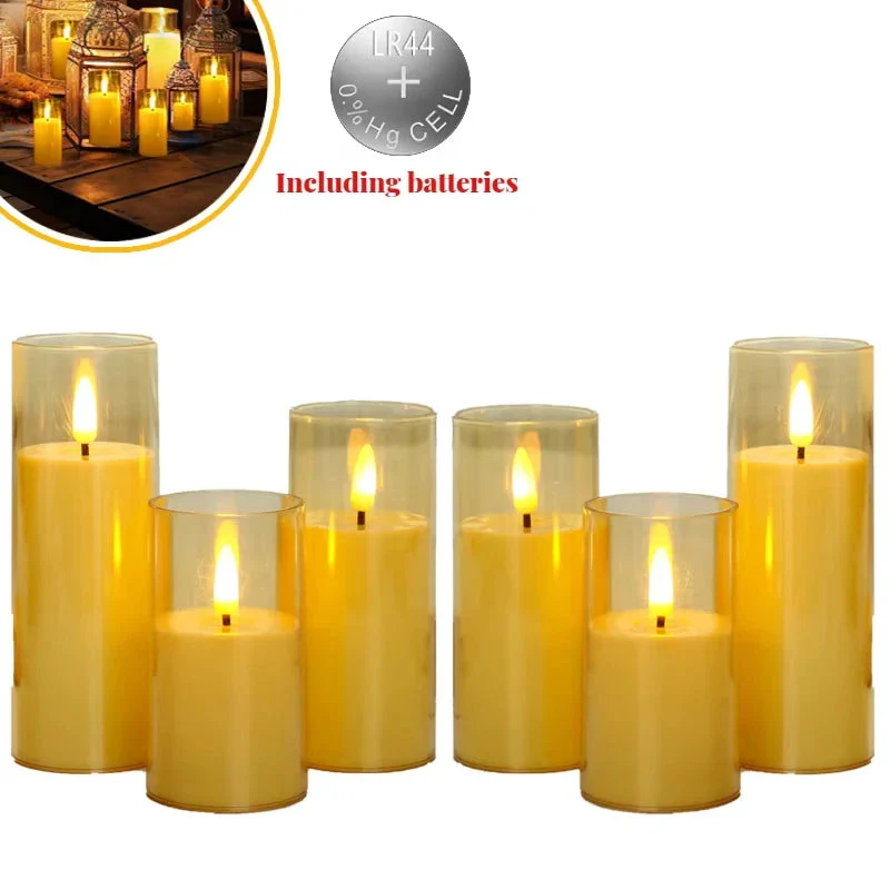 lot de 6 à 60 bougies led sans flamme pour décorations de fête - Image 7