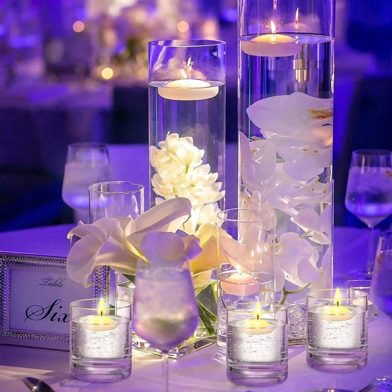 lot de bougies flottantes non parfumées pour toutes occasions romantiques - Image 5