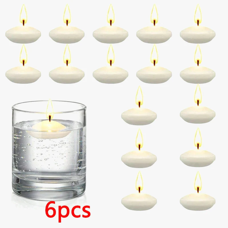 lot de bougies flottantes non parfumées pour toutes occasions romantiques - Image 6