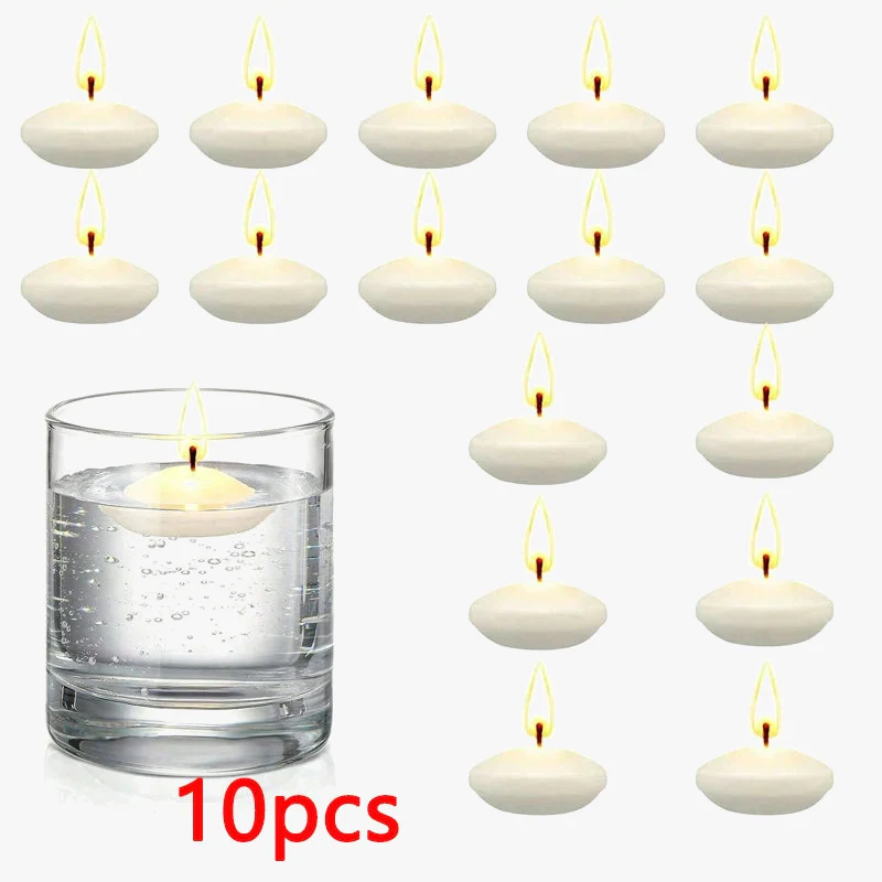 lot de bougies flottantes non parfumées pour toutes occasions romantiques - Image 8