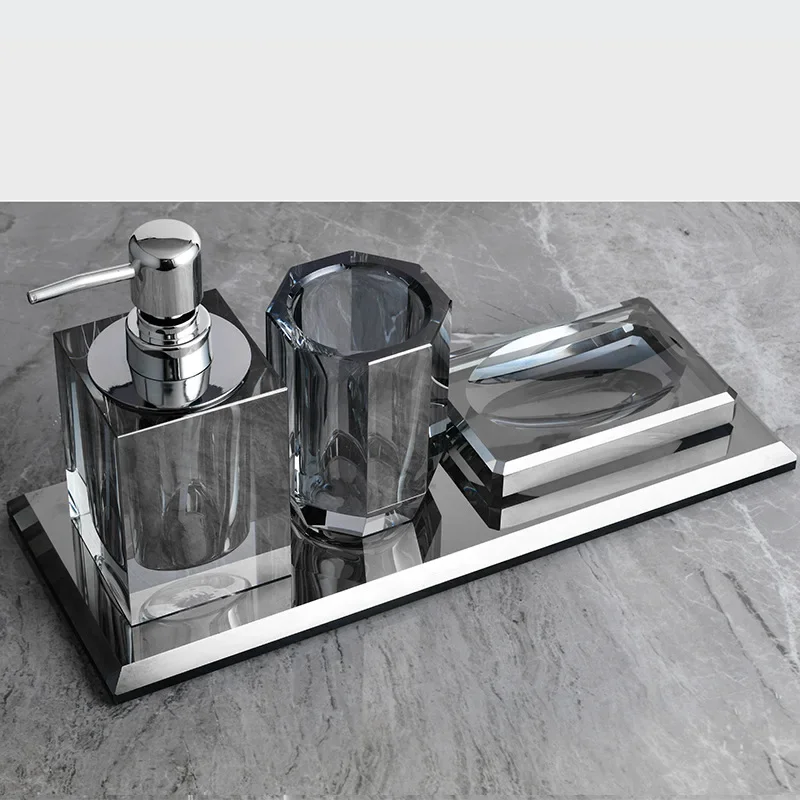 lot de flacons en verre pour savon et accessoires de salle de bain - Image 10