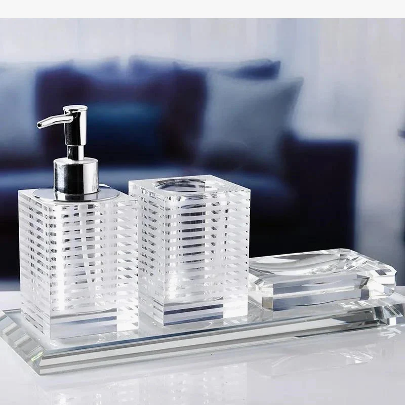 lot de flacons en verre pour savon et accessoires de salle de bain - Image 4