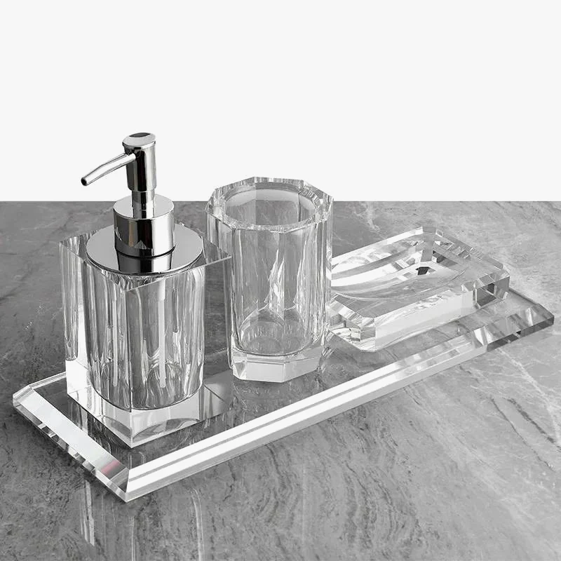 lot de flacons en verre pour savon et accessoires de salle de bain - Image 6