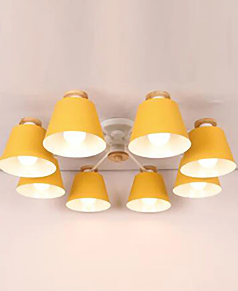 lumiere bois massif moderne e27 salon - Image 22