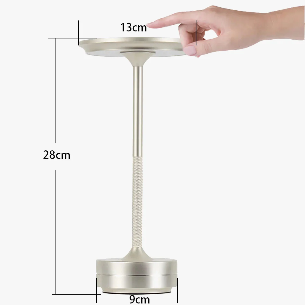 Lumière de décoration de bureau Rechargeable tactile 5V USB LED veilleuse pour café Bar Restaurant chambre étude lampes de Table de chevet - Image 8