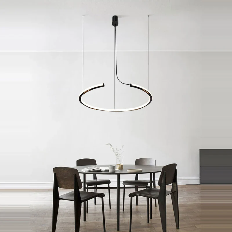 lustre à led à intensité variable nouvelle tendance 2024 éclairage décoratif - Image 9