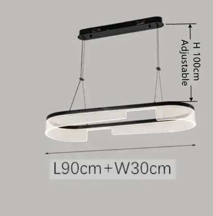 lustre à led circulaire en aluminium et acrylique pour intérieur décoratif - Image 20