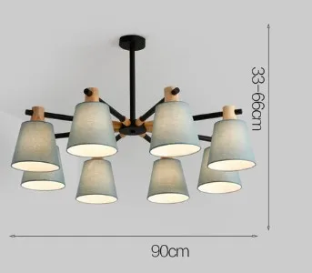 lustre à led design nordique pour éclairage suspendu moderne - Image 16