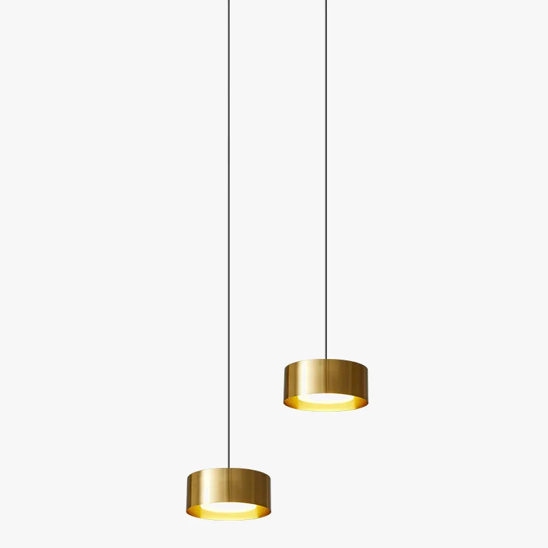 lustre à led doré et noir pour cuisine et restaurant avec gradation - Image 6