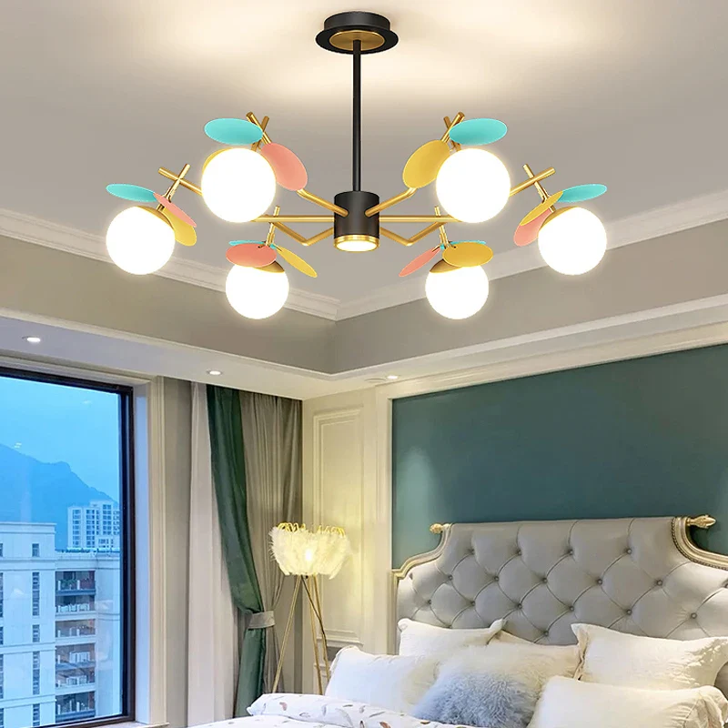 lustre à led moderne pour décoration de chambre d'enfant - Image 3