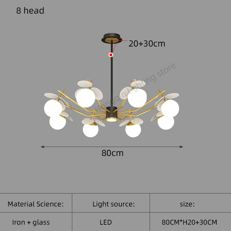 lustre à led moderne pour décoration de chambre d'enfant - Image 9