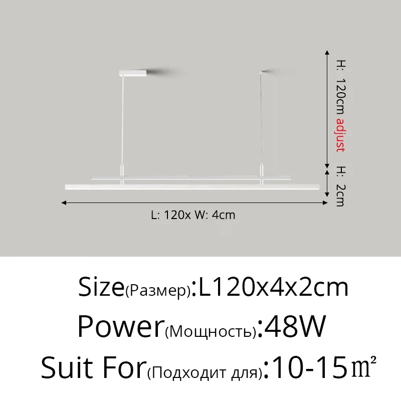lustre à led nordique design pour éclairage intérieur moderne - Image 11
