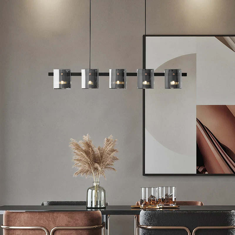 lustre à led postmoderne en cristal pour intérieur élégant - Image 5