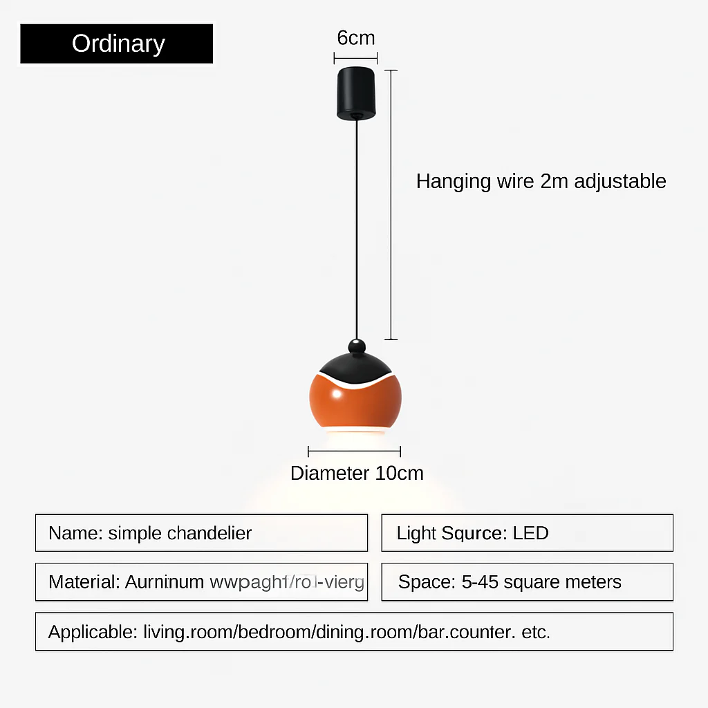 lustre à led pour une décoration moderne et élégante - Image 8