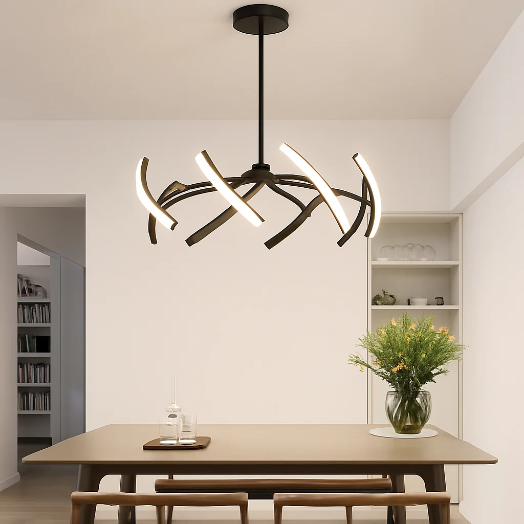 lustre araignée réglable design créatif pour décoration intérieure - Image 2