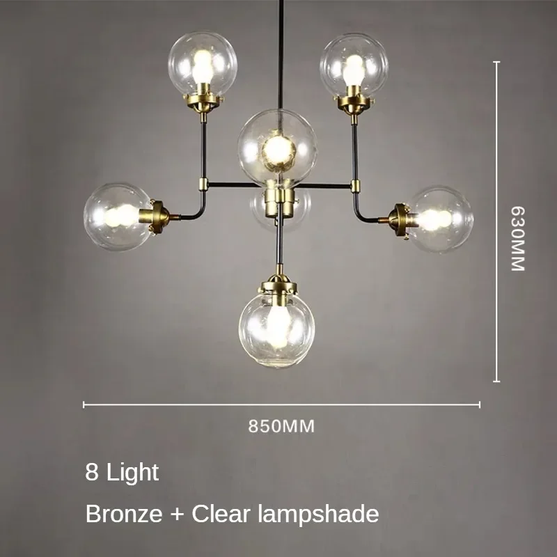 lustre artistique en verre pour décoration intérieure moderne - Image 10
