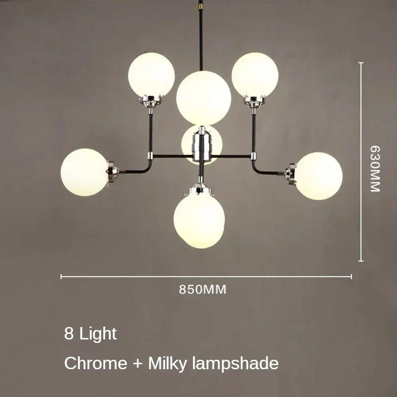 lustre artistique en verre pour décoration intérieure moderne - Image 11