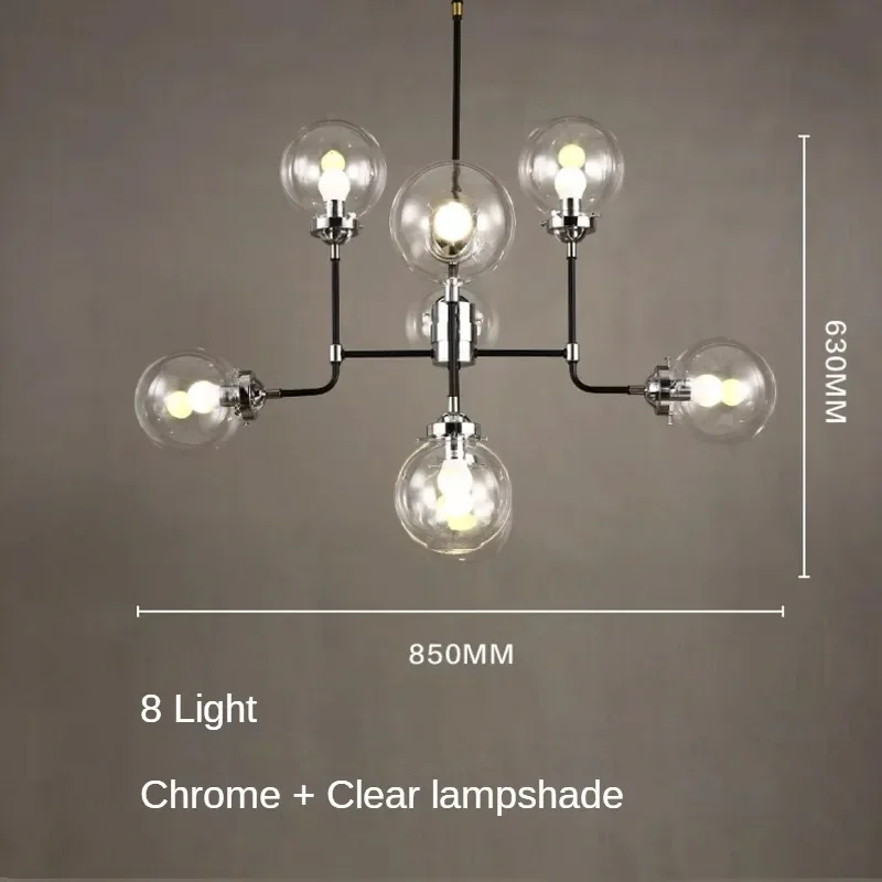 lustre artistique en verre pour décoration intérieure moderne - Image 12